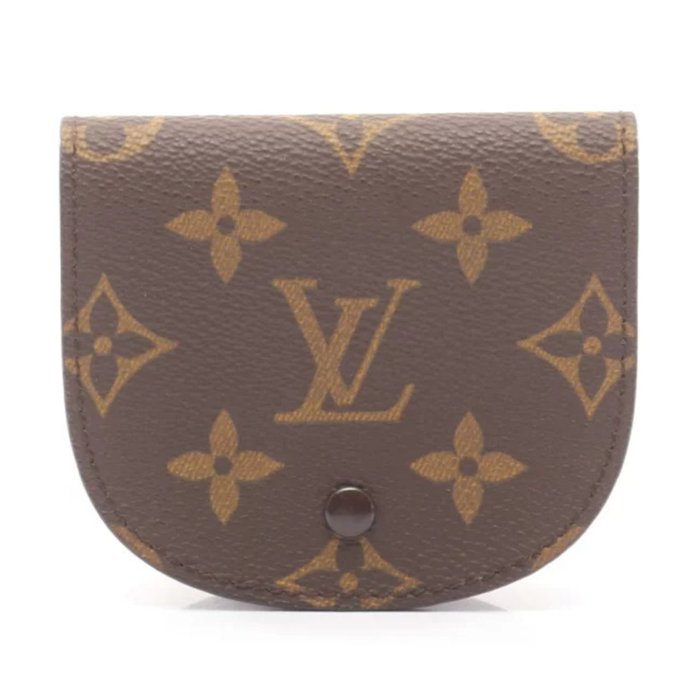 Louis Vuitton Portemonnaie Guze Monogram coin case Wallet Brown